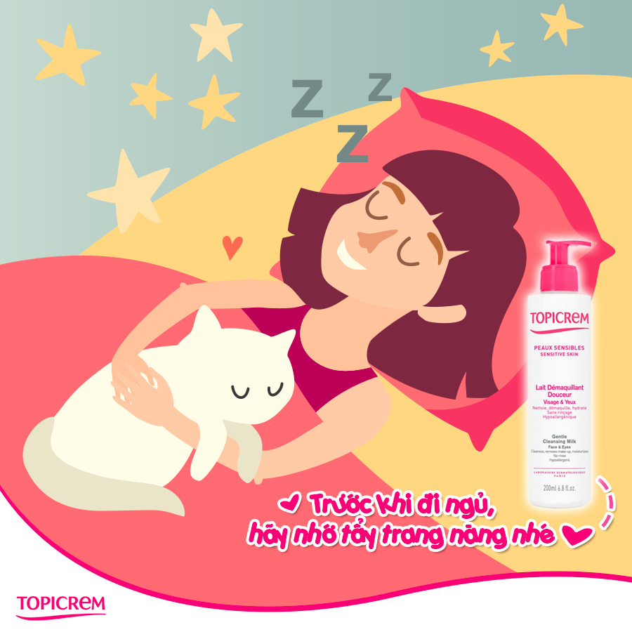 Đừng bao giờ bỏ qua bước tẩy trang trước khi đi ngủ nàng nhé!