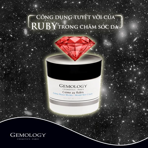 Chăm sóc da từ đá ruby, bạn đã thử chưa?