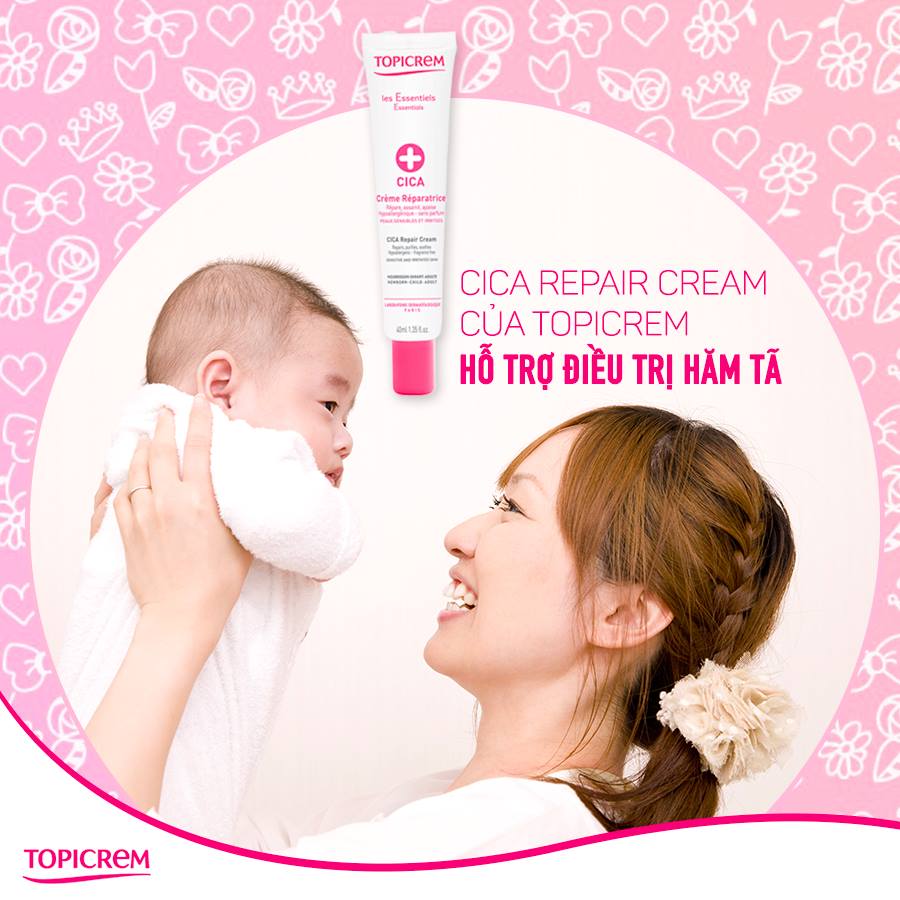Bé nhà mẹ bị hăm tã, phải làm sao đây?