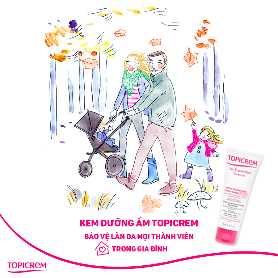 Kem dưỡng ẩm cho da hỗn hợp của Topicrem