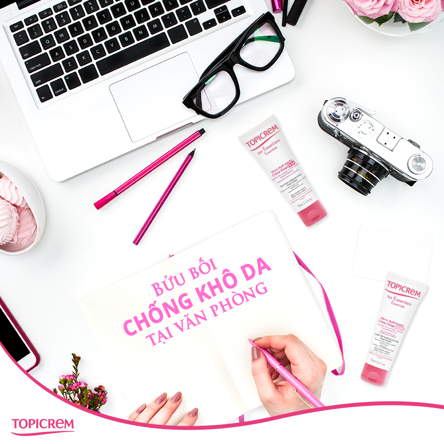 Bửu bối chống khô da tại văn phòng của mình