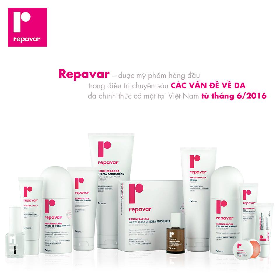  Repavar – dược mỹ phẩm hàng đầu trong điều trị chuyên sâu các vấn đề về da