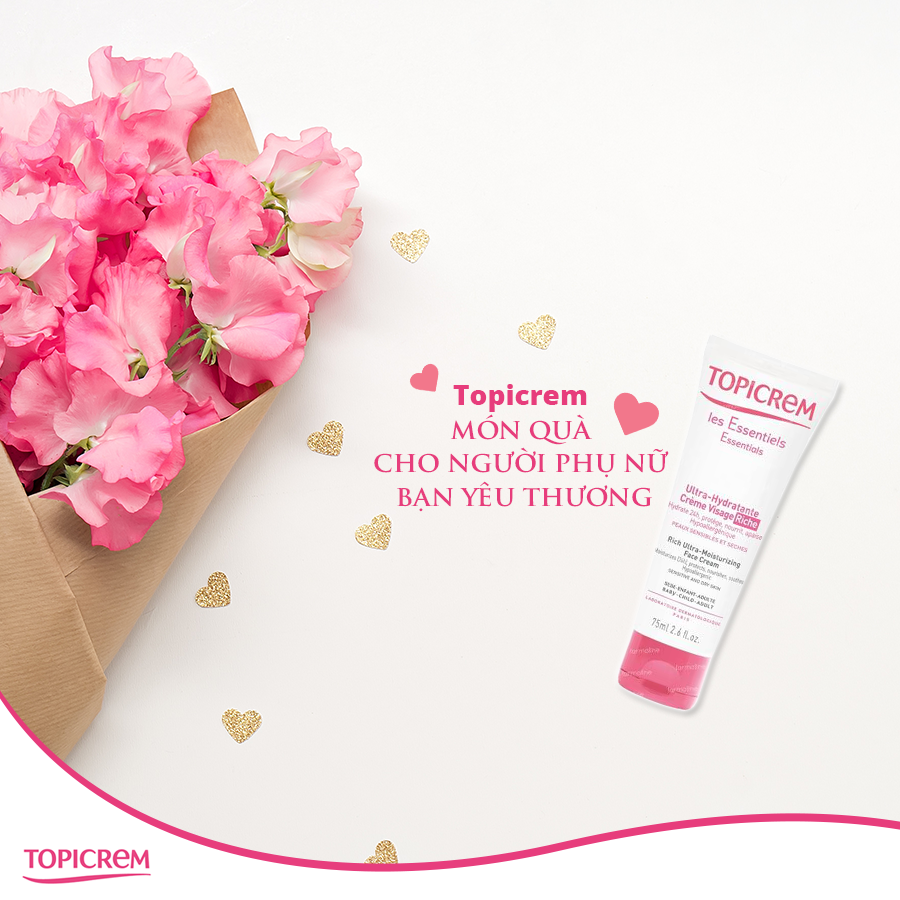 Topicrem – món quà cho người phụ nữ bạn yêu thương