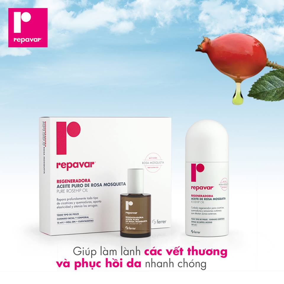 Pure Rosehip Oil - tinh dầu Tầm xuân giúp tái tạo da, làm lành các vết thương một cách hoàn hảo
