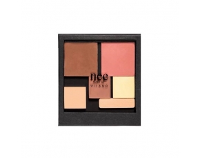Bảng phấn trang điểm chuyên nghiệp tạo khối má hồng kem che khuyết điểm & highlight
